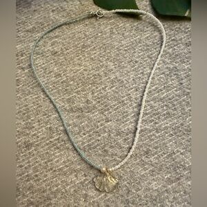 asymmetrical seashell necklace